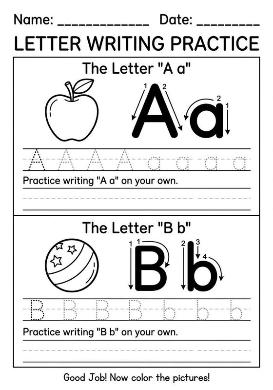 Letter Tracing worksheet preview