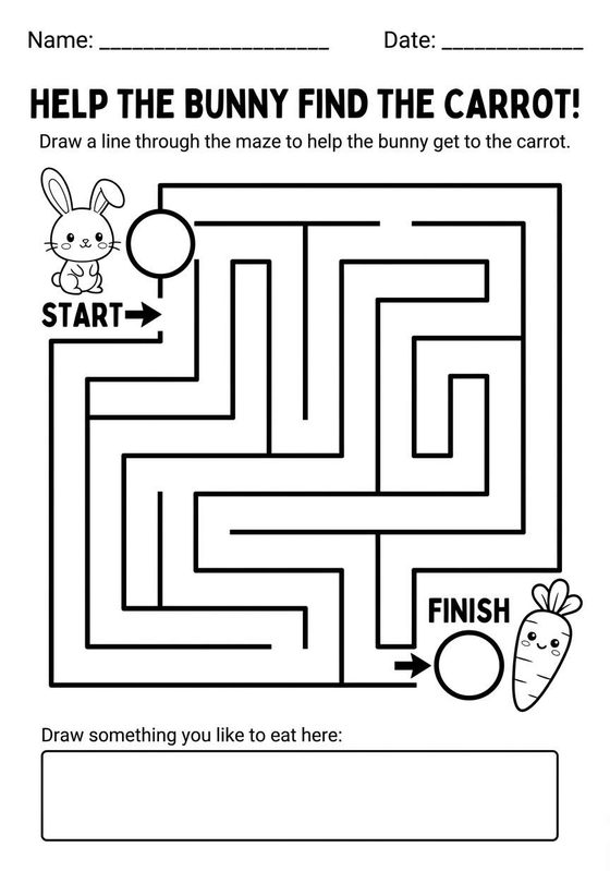 Fun Mazes worksheet preview
