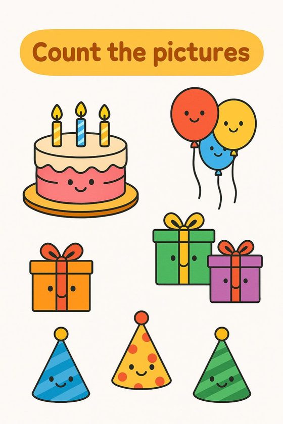 Birthday Party worksheet preview